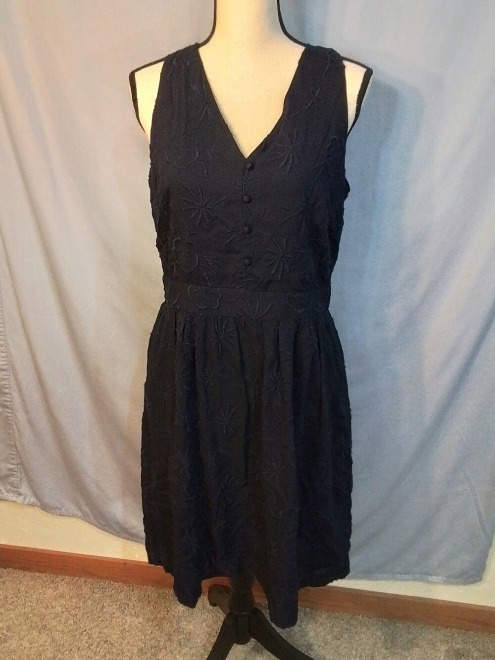 Loft classic navy dress